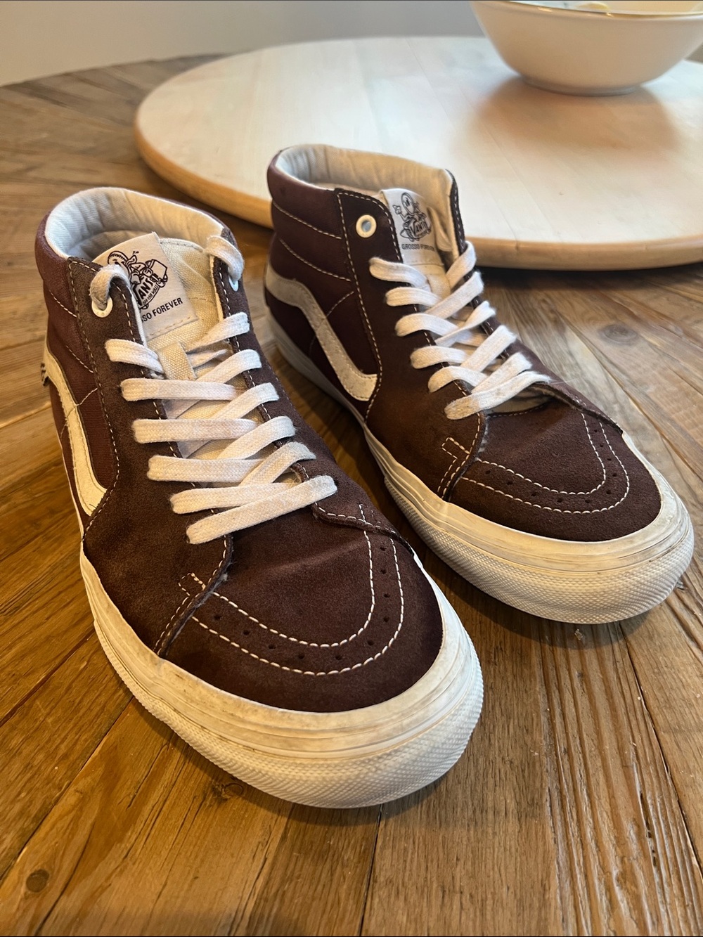 Vans Jeff Grosso Mid "Wrapped Wine" Skate Shoes